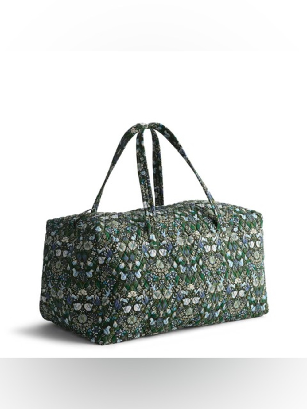 NWOT Vera Bradley XL Duffle NWOT Green Floral Weekender Tote Bag